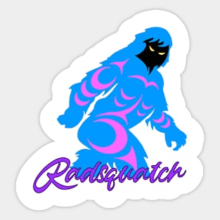 1980s Radsquatch Sticker